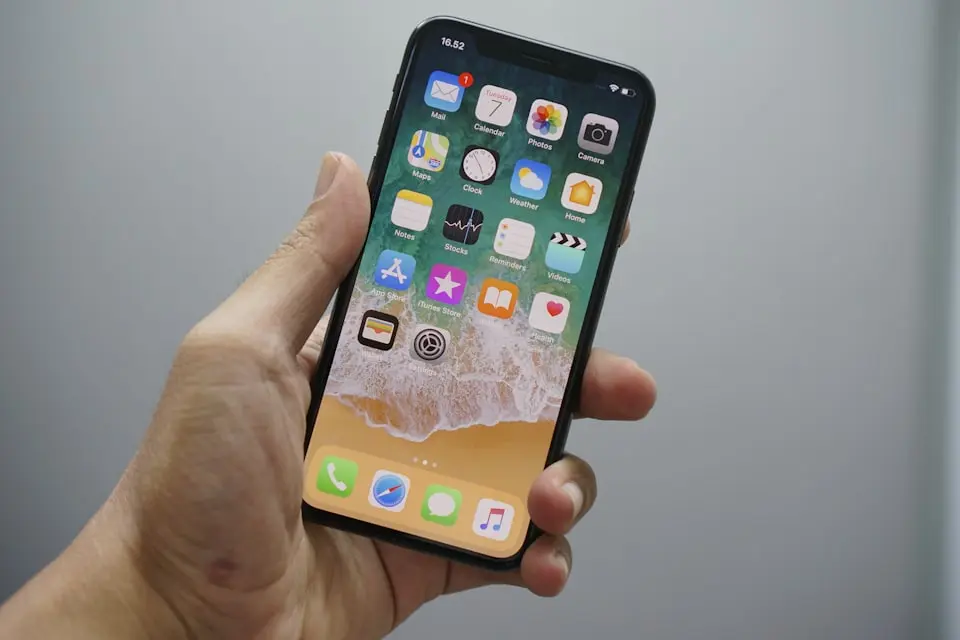 iPhone med VPN-app
